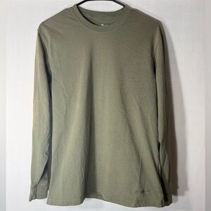 Eddie Bauer Men's Long Sleeve Crewneck Shirt - Olive Green